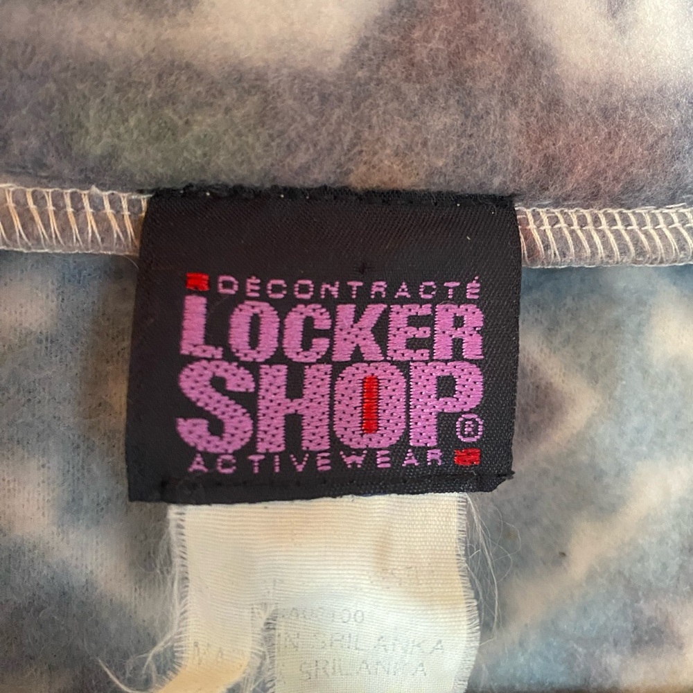 VINTAGE LOCKER SHOP ATHLETICS fleece southwestern aztec sweater 1/4 zip XL - Picture 8 of 8
